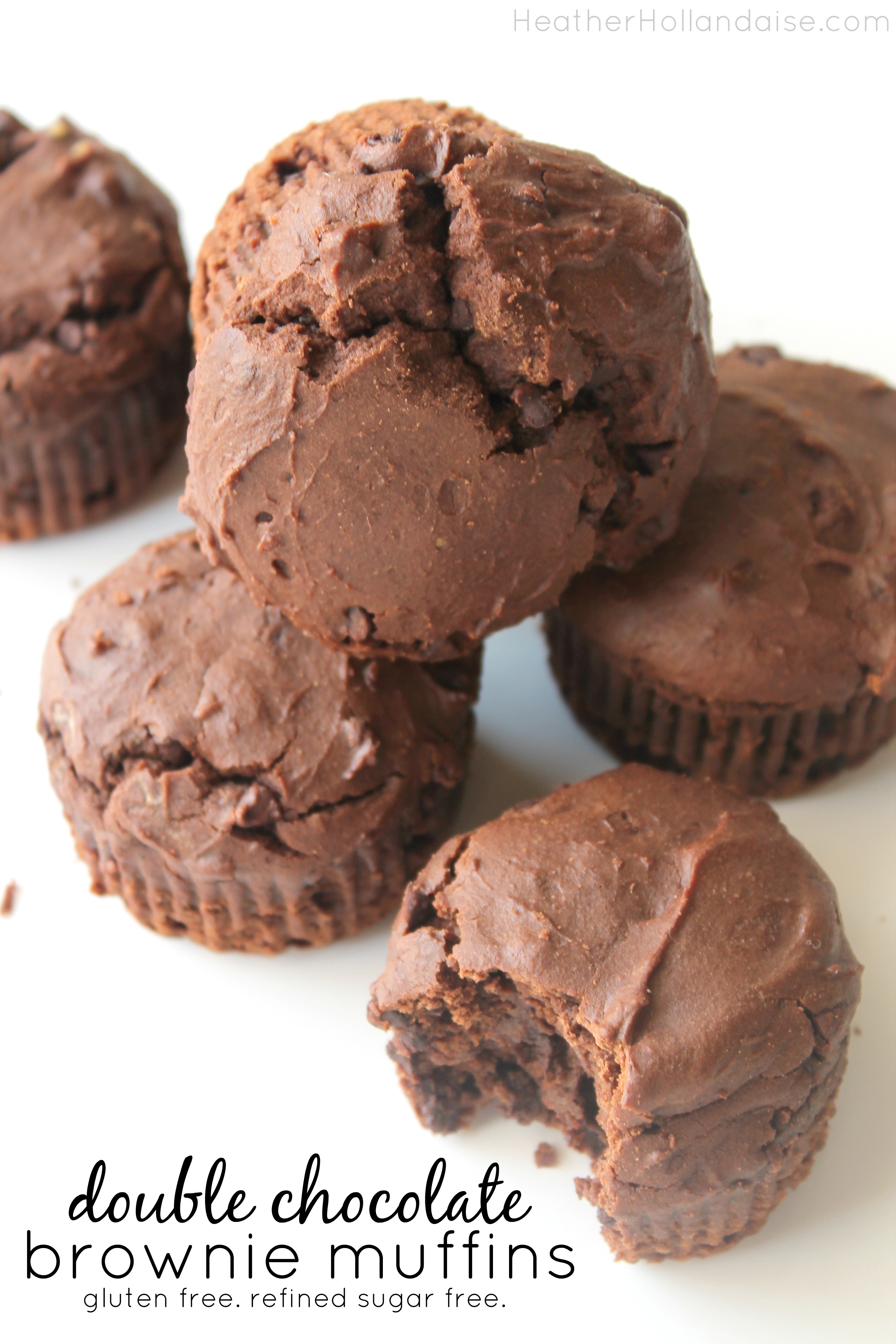 Double Chocolate Brownie Muffins