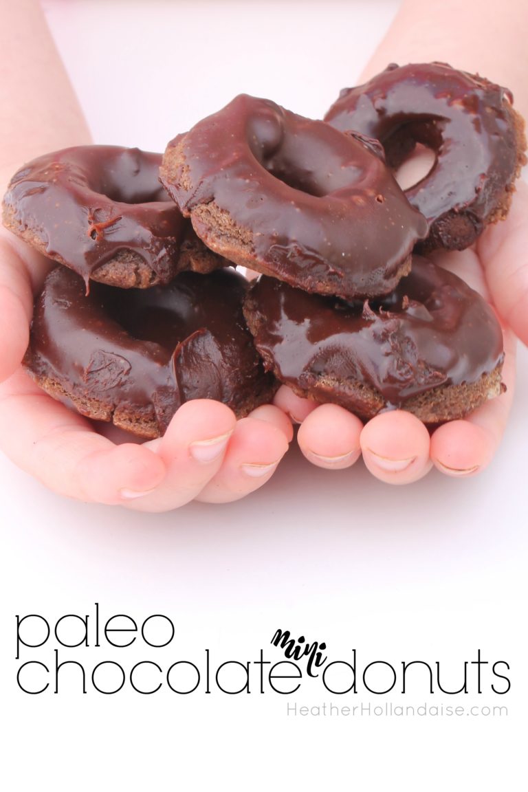 Paleo and AIP Chocolate Mini Donuts