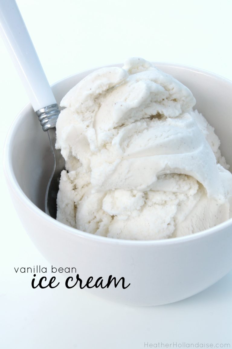 Vanilla Bean Ice Cream – Paleo & AIP